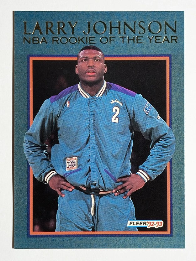 1992-93 Fleer Larry Johnson #10 Larry Johnson/In warm-up suit