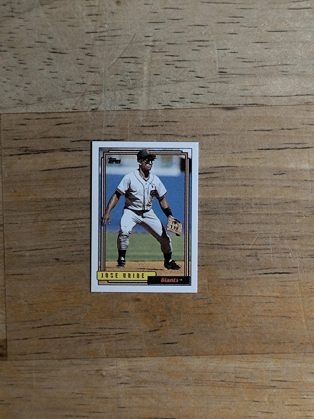 1992 Topps Micro #538 Jose Uribe