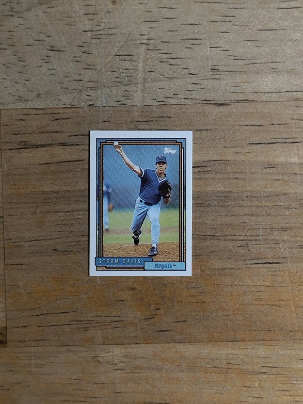 1992 Topps Micro #556 Storm Davis