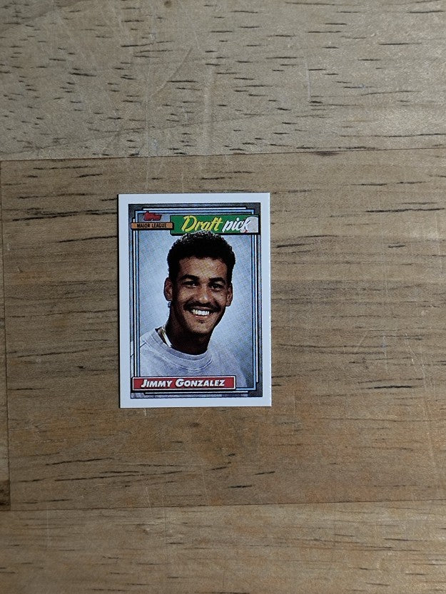 1992 Topps Micro #564 Jimmy Gonzalez RC