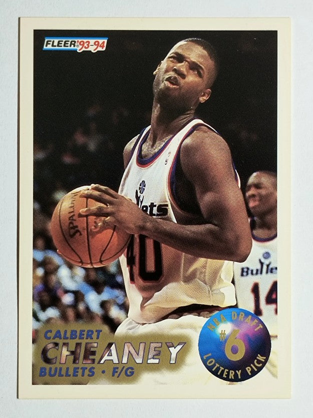 1993-94 Fleer Lottery Exchange #6 Calbert Cheaney