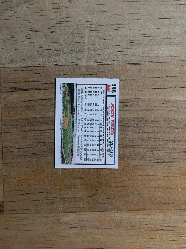 1992 Topps Micro #598 Jody Reed