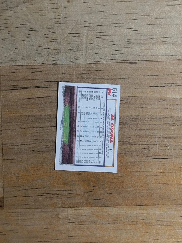 1992 Topps Micro #614 Al Osuna