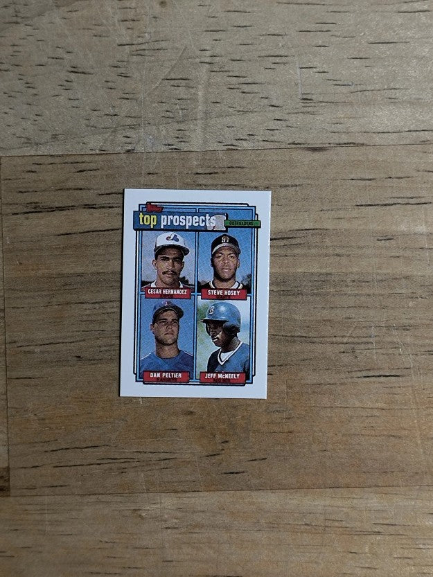 1992 Topps Micro #618 Steve Hosey/Dan Peltier