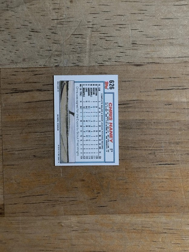 1992 Topps Micro #626 Chris Haney