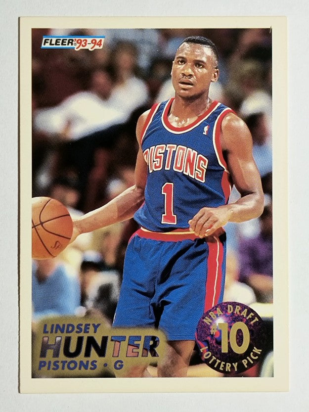 1993-94 Fleer Lottery Exchange #10 Lindsey Hunter