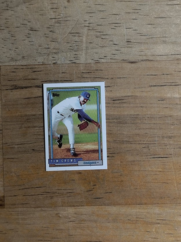 1992 Topps Micro #642 Tim Crews