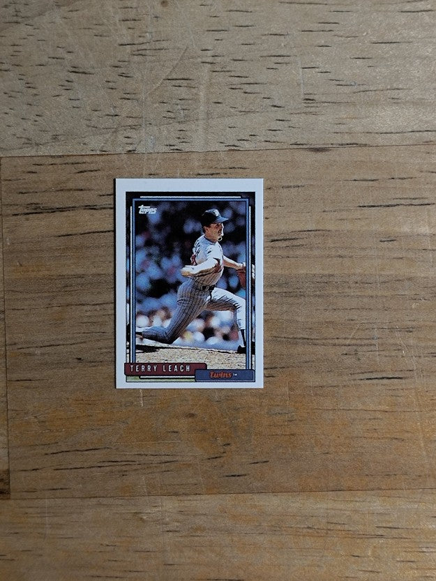 1992 Topps Micro #644 Terry Leach