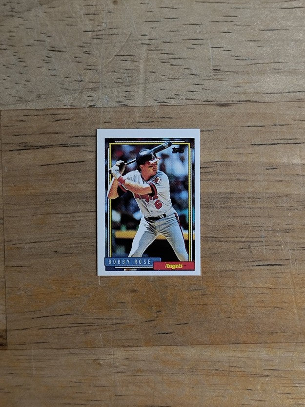 1992 Topps Micro #652 Bobby Rose