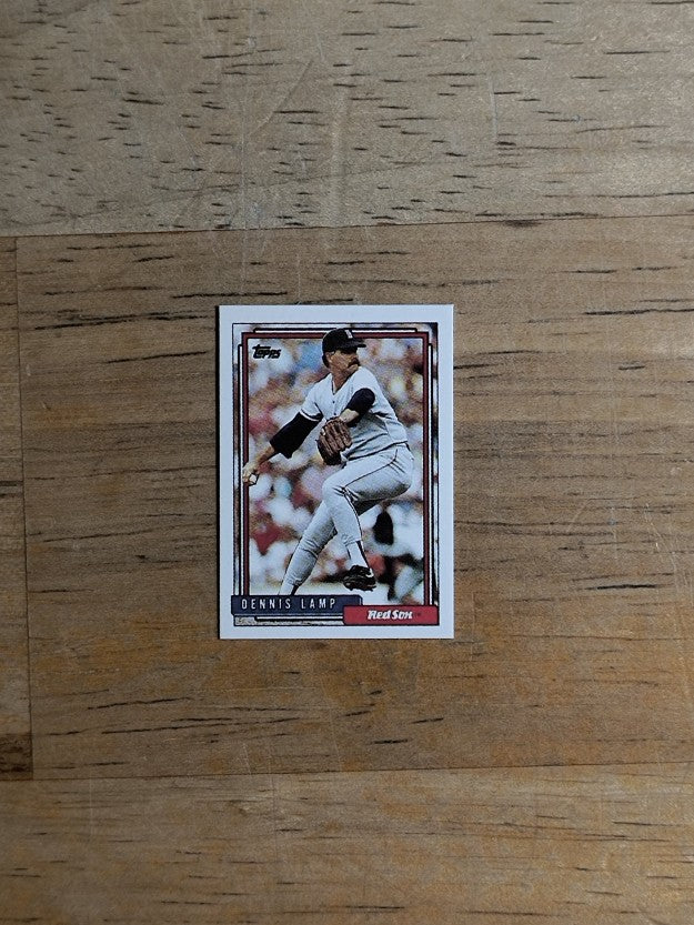 1992 Topps Micro #653 Dennis Lamp
