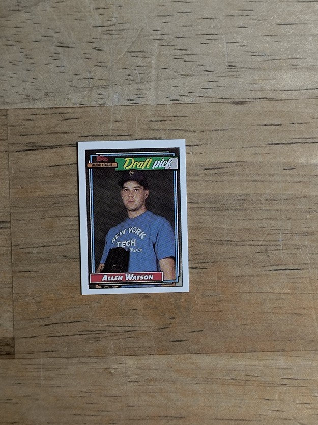 1992 Topps Micro #654 Allen Watson RC