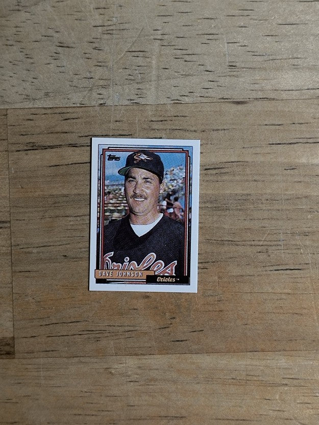 1992 Topps Micro #657 Dave Johnson