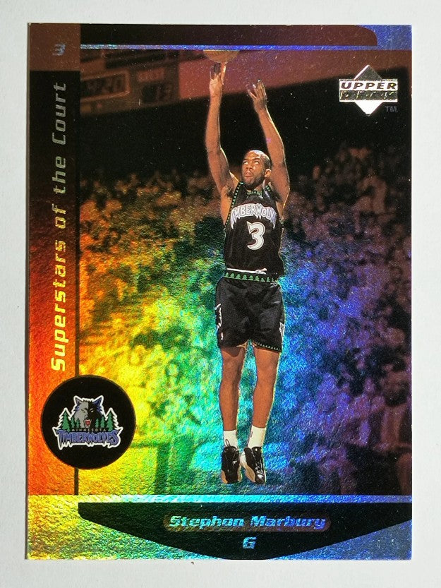 1998-99 Upper Deck Ovation Superstars of the Court #C10 Stephon Marbury