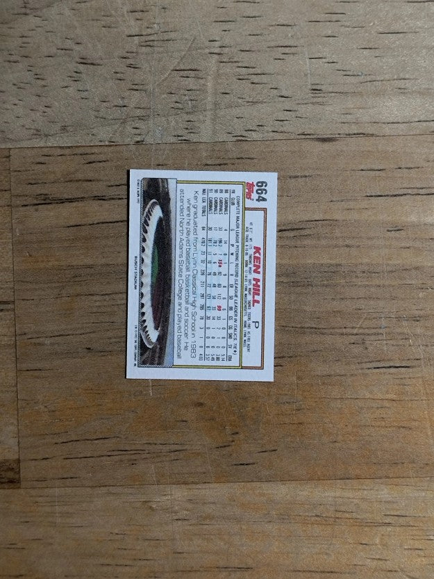 1992 Topps Micro #664 Ken Hill