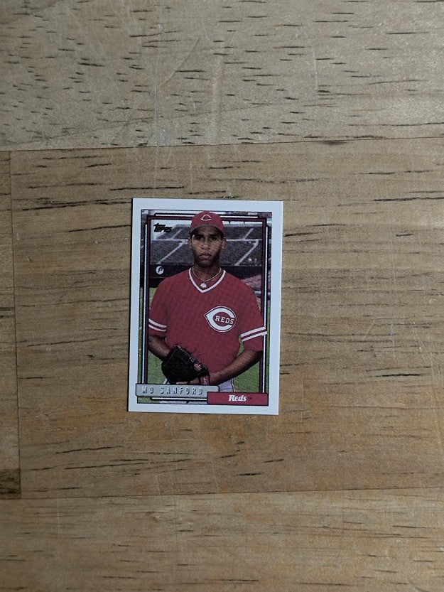 1992 Topps Micro #674 Mo Sanford