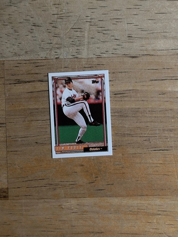 1992 Topps Micro #683 Jim Poole