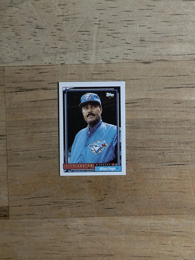1992 Topps Micro #699 Cito Gaston MG