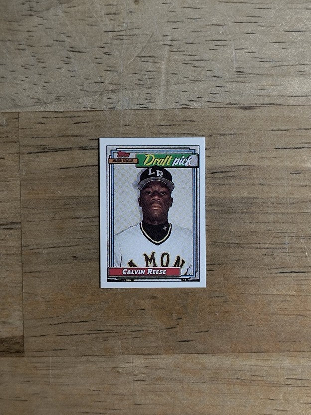 1992 Topps Micro #714 Pokey Reese