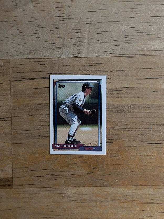 1992 Topps Micro #721 Mike Pagliarulo