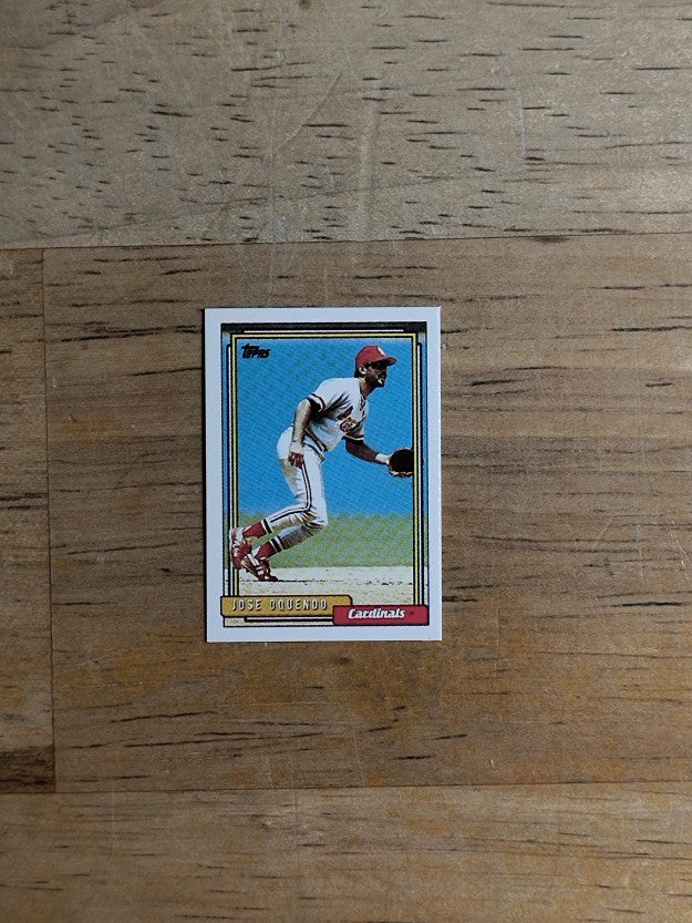1992 Topps Micro #723 Jose Oquendo