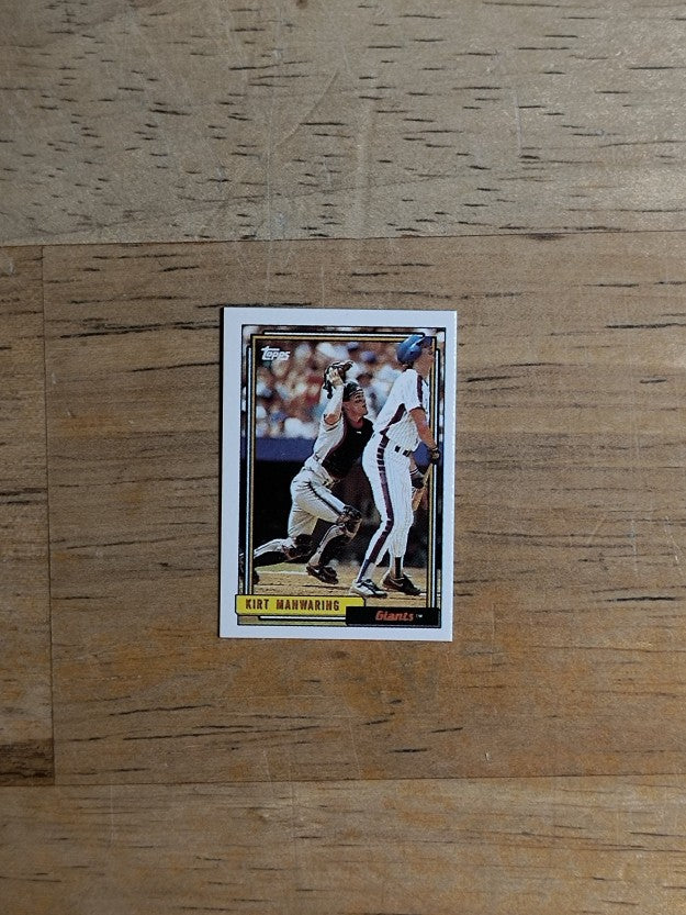 1992 Topps Micro #726 Kirt Manwaring