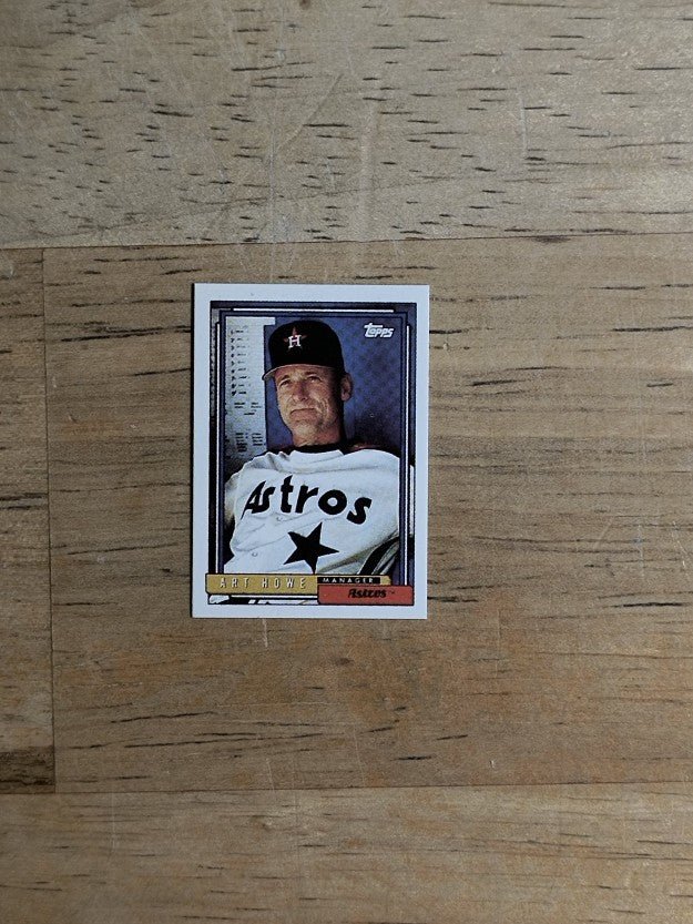 1992 Topps Micro #729 Art Howe MG