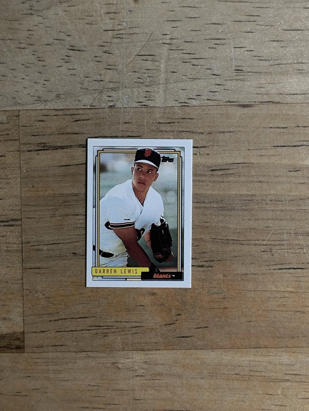 1992 Topps Micro #743 Darren Lewis