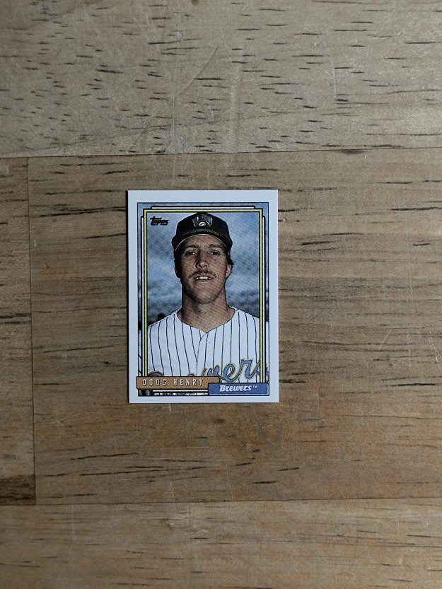 1992 Topps Micro #776 Doug Henry RC