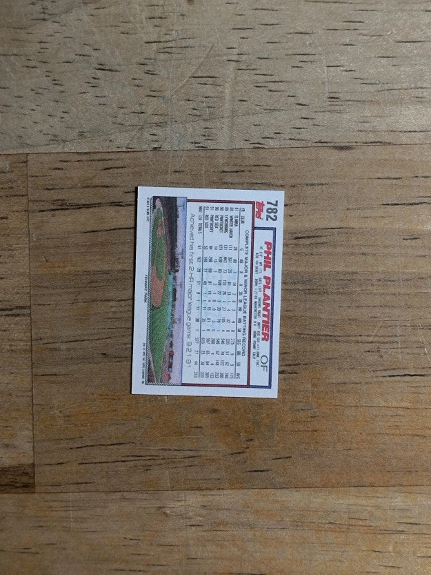 1992 Topps Micro #782 Phil Plantier