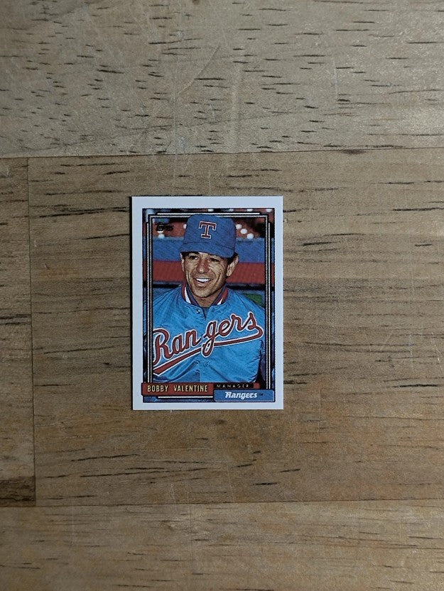 1992 Topps Micro #789 Bobby Valentine MG