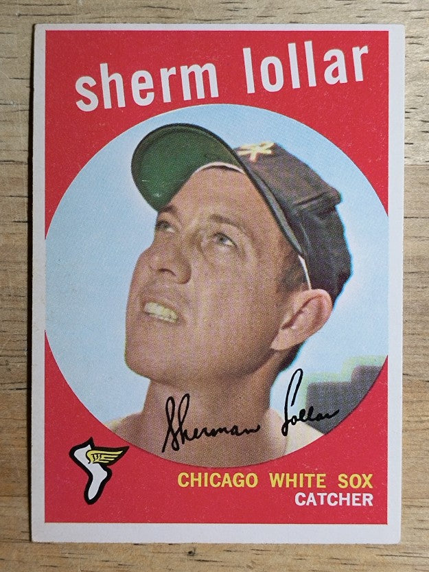 1959 Topps #385 Sherm Lollar (EX)