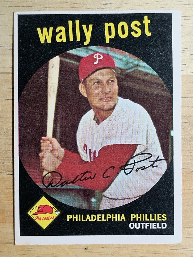 1959 Topps #398 Wally Post (VGEX)