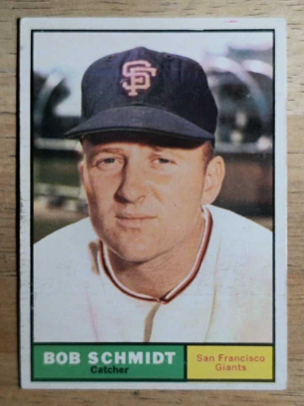 1961 Topps #31 Bob Schmidt (VGEX)
