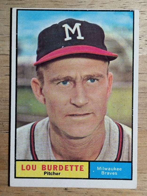 1961 Topps #320 Lou Burdette (VGEX)