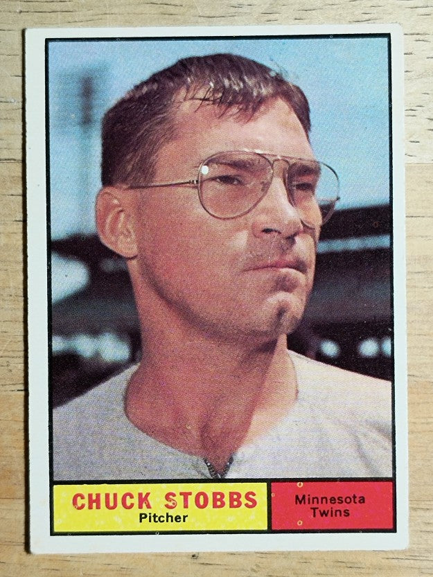 1961 Topps #431 Chuck Stobbs (VGEX)