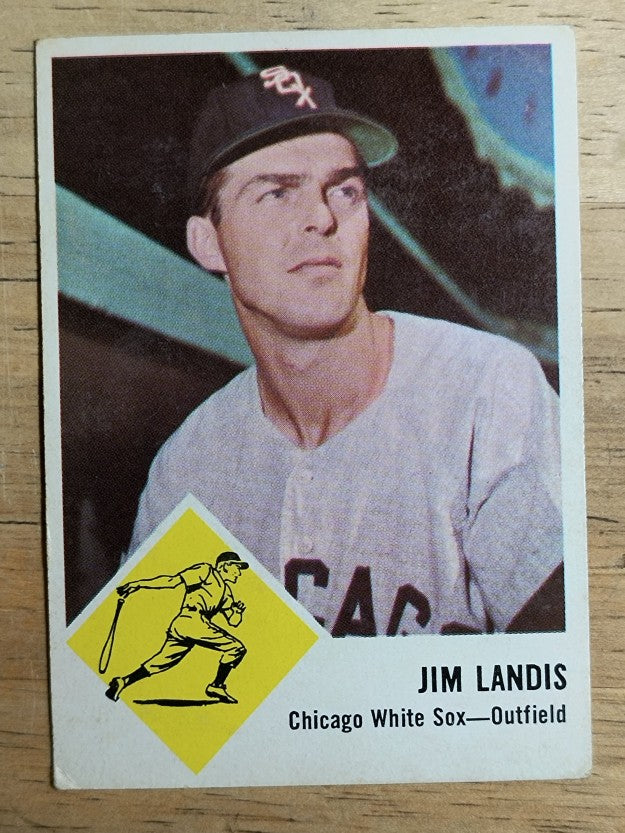 1963 Fleer #10 Jim Landis (VG)