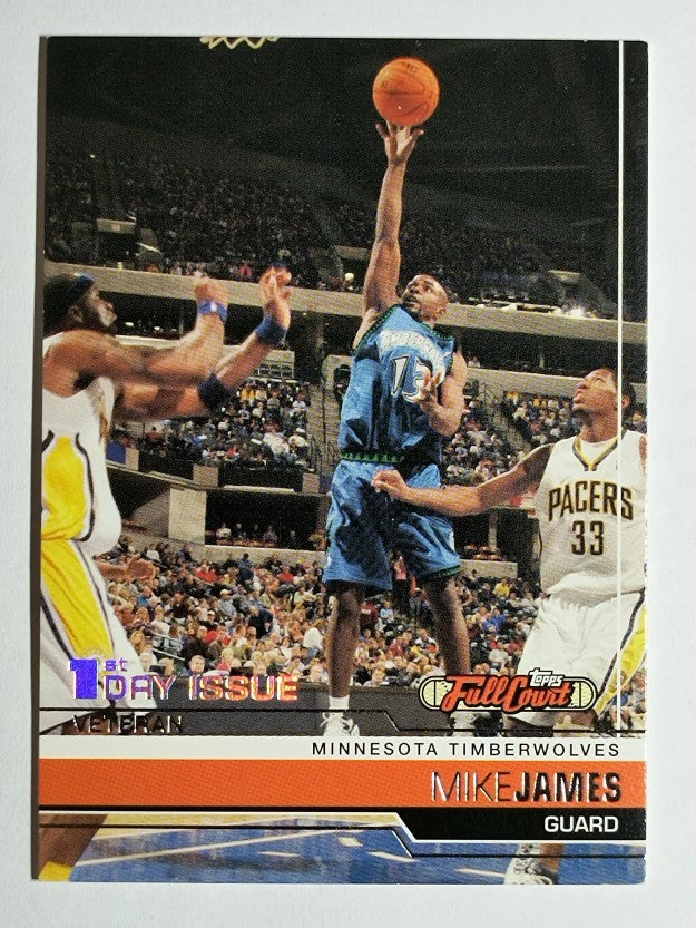 2006-07 Topps Full Court First Day Issue #37 Mike James