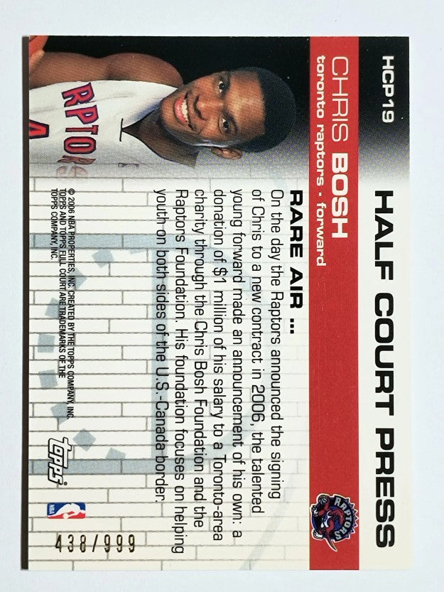 2006-07 Topps Full Court Half Court Press #HCP19 Chris Bosh
