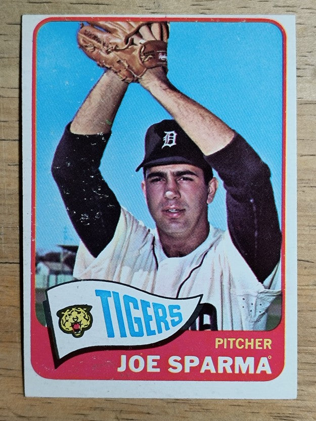 1965 Topps #587 Joe Sparma (VGEX)