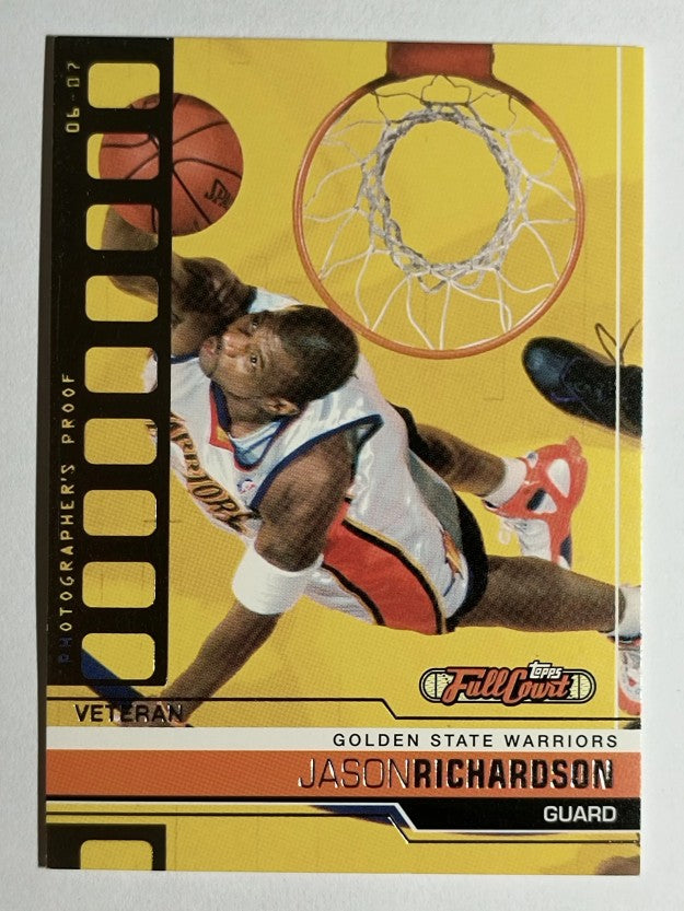 2006-07 Topps Full Court Photographer's Proof #40 Jason Richardson