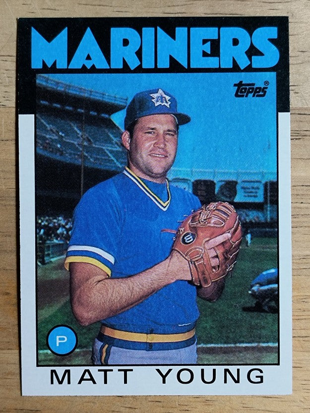 1986 Topps #676 Matt Young