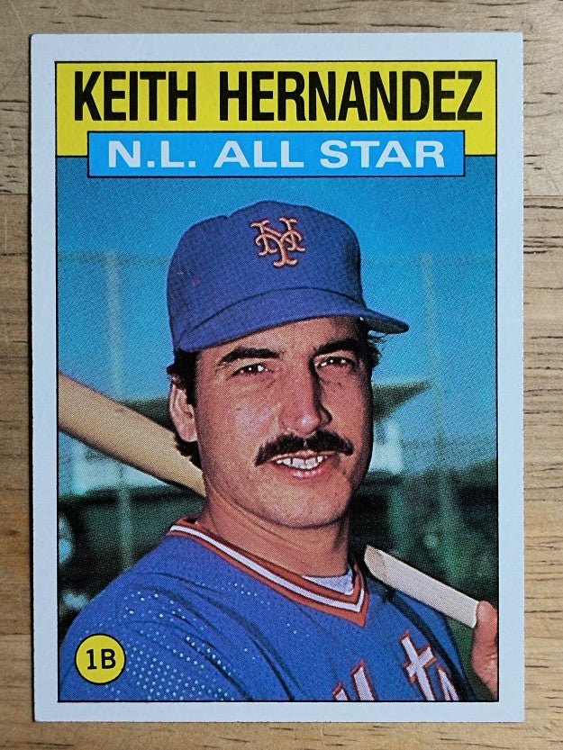 1986 Topps #701 Keith Hernandez AS