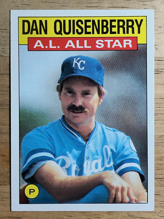 1986 Topps #722 Dan Quisenberry AS