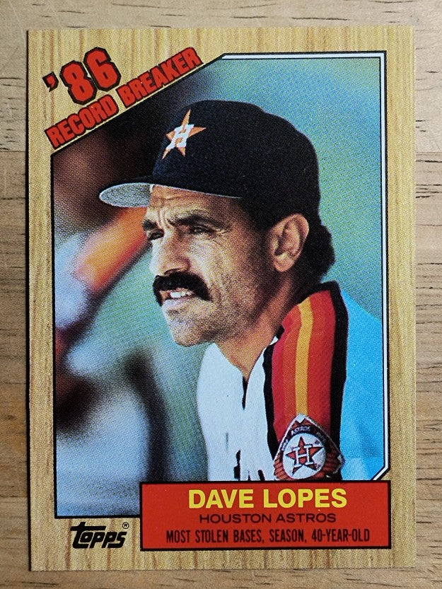 1987 Topps #4 Davey Lopes RB