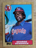 1987 Topps #725 George Hendrick
