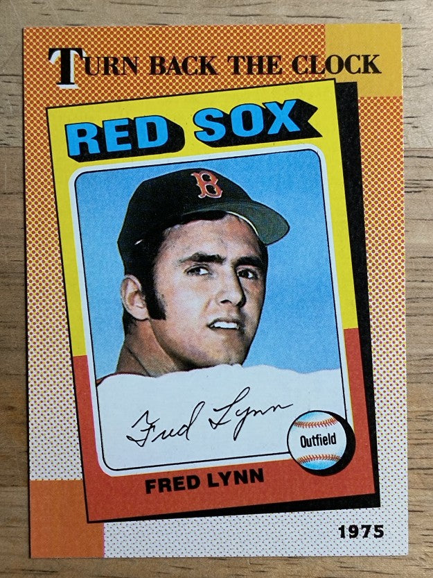 1990 Topps #663 Fred Lynn TBC'75