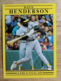 1991 Fleer #9 Dave Henderson