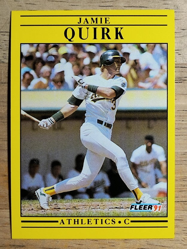 1991 Fleer #21 Jamie Quirk