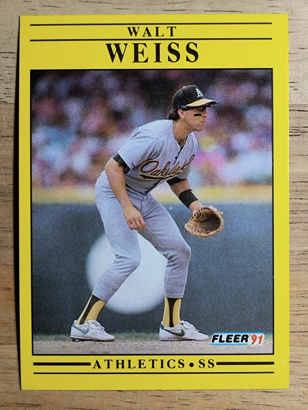 1991 Fleer #26 Walt Weiss