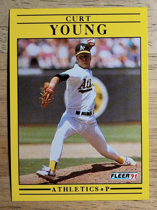 1991 Fleer #28 Curt Young